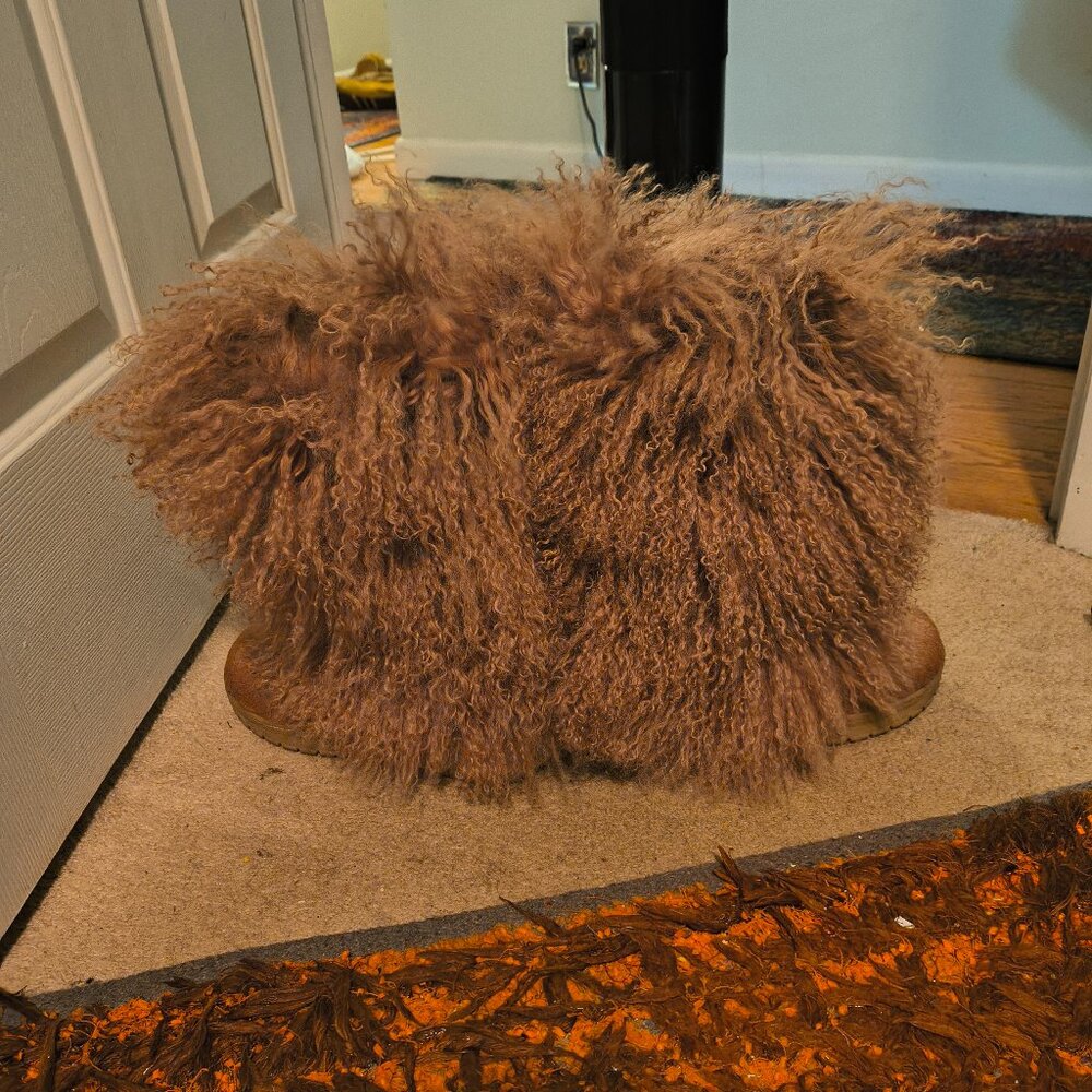 Bearpaw fur boots